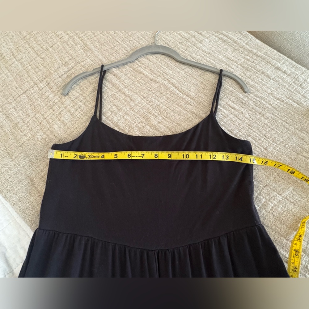 Quince jersey black Jumpsuit size L - Picture 9 of 9